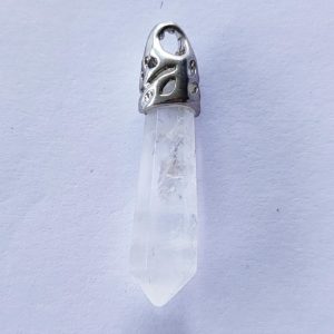 pendentif en quartz cristal de roche
